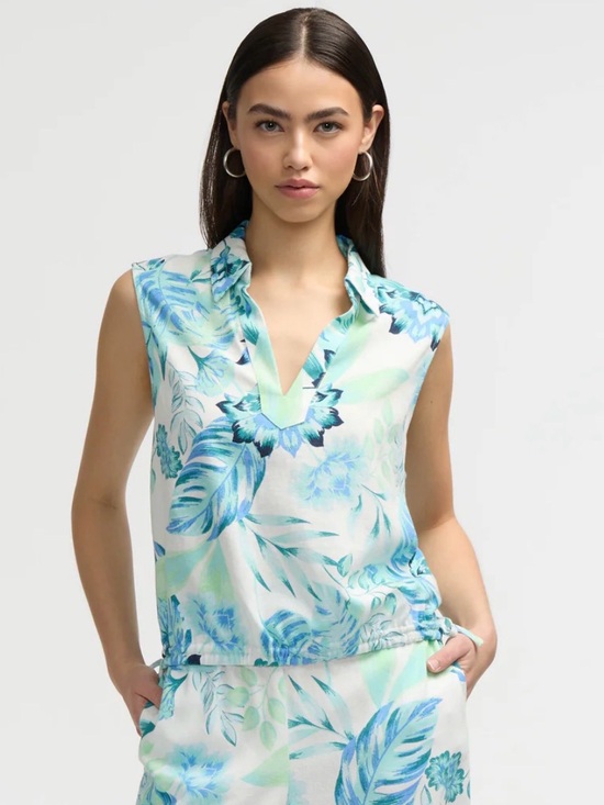 NVLT Tops - NVLT Bottom Tie Sleeveless Top